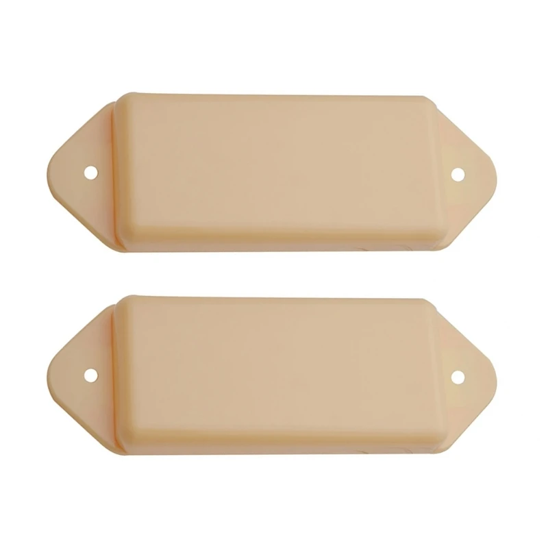 Plastic Guitar Pickup Cover Featuring P90 6 String Compatibilitys Robust ABS Texture User Friendly Fitting 4XBB
