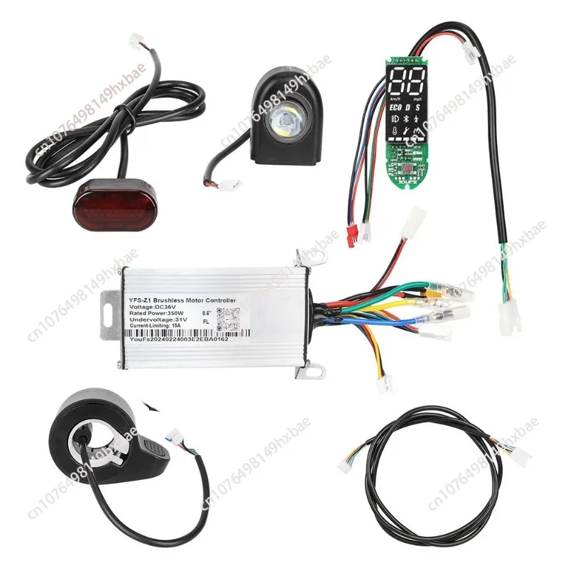 Scooter Electric YFS-Z1 Brushless Motor Controller 36V15A Motherboard Dashboard Kit For 8.5 inch Copy Scooter Parts  350W