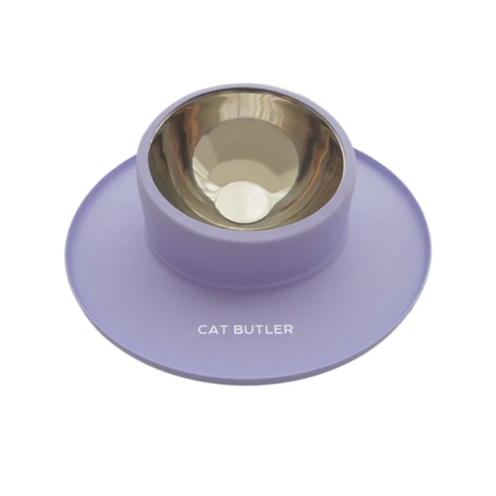 

Portable Anti Slip Pet Food Bowl Stainless Steel Spill-proof Cat Dog Water Bowls Fixed Easy To Clean Pet Tableware Drinking
