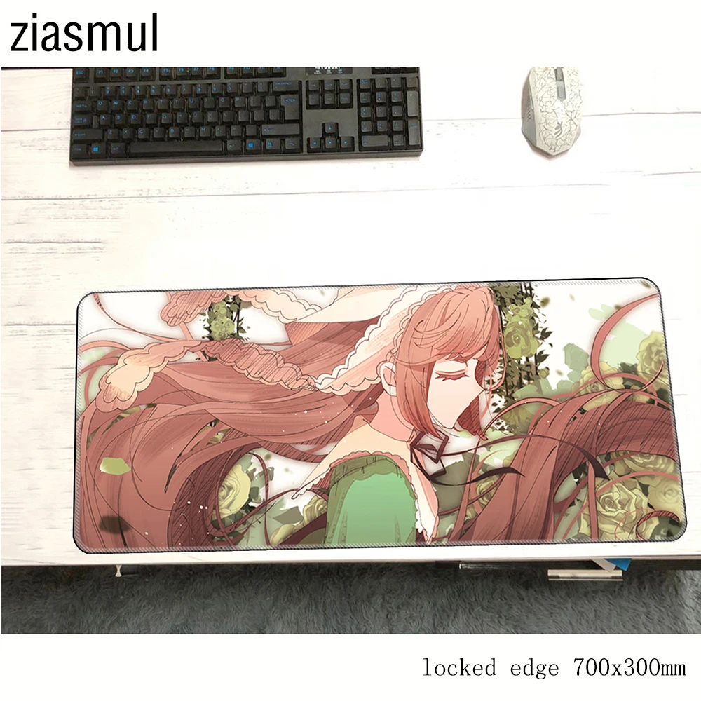 

Rozen Maiden Mouse Pad Gamer Home HD Large Desk Mats Mouse Mat MousePads Laptop Anti-slip Gamer Natural Rubber Carpet Mice Pad