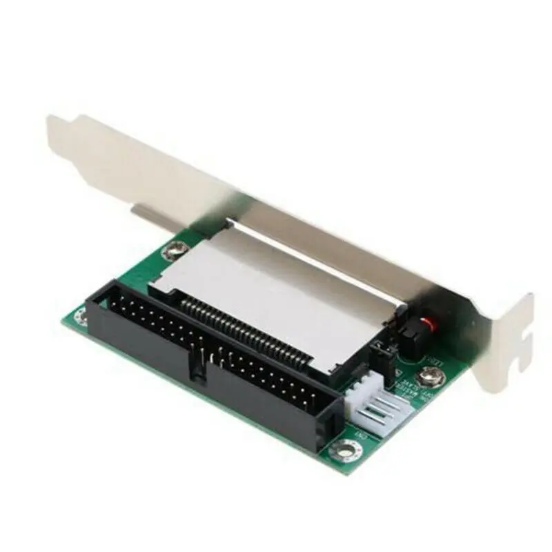 8X 40-Pin Cf Compact To 3.5 Ide Converter Adapter Pci Bracket Back Panel