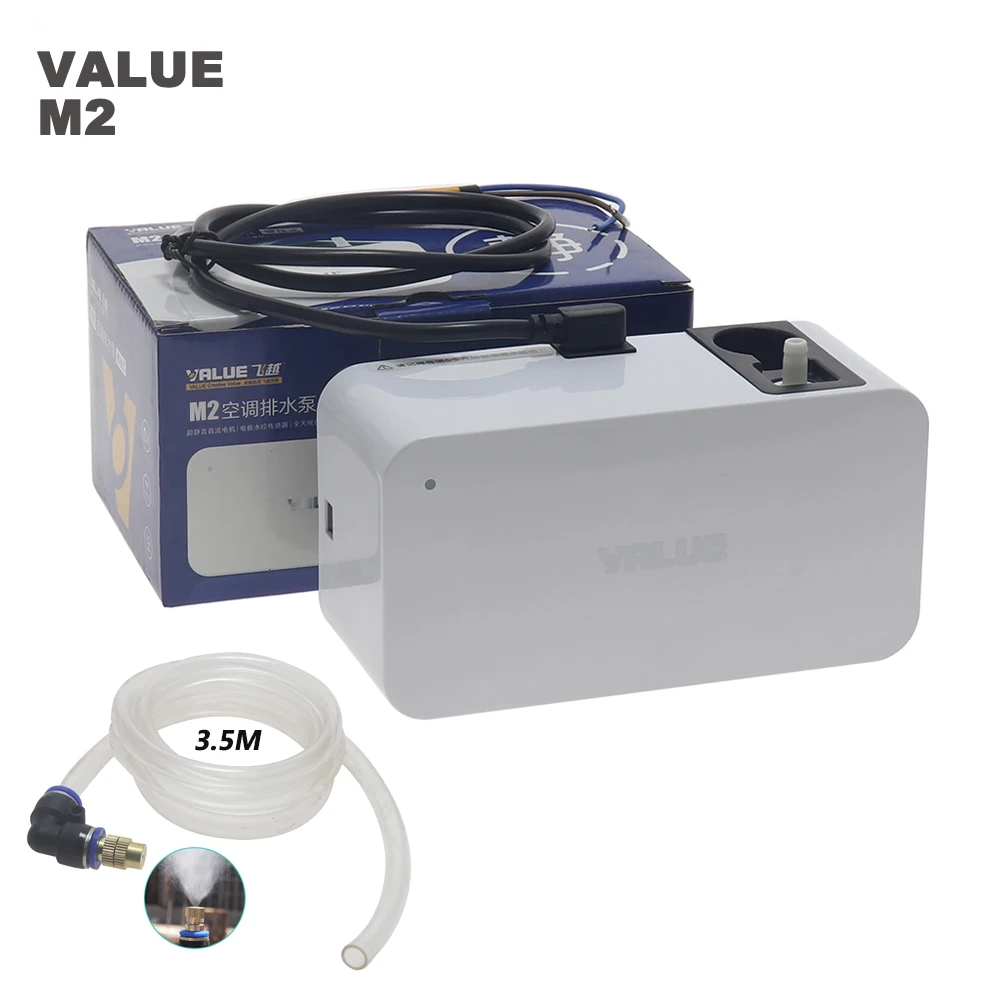 VALUE 100V-240V Klimaanlagenpumpe Wasserpumpe Haushaltsgerät Klimaanlage Mini Selbstansaugende Elektrische Wasserpumpe