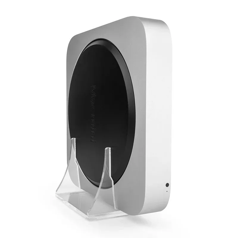 

Transparent Acrylic Vertical Stand Desktop Storage Bracket Router TV box Desktop Stand Anti-Slip Holder for 2010-2020 Mac Mini