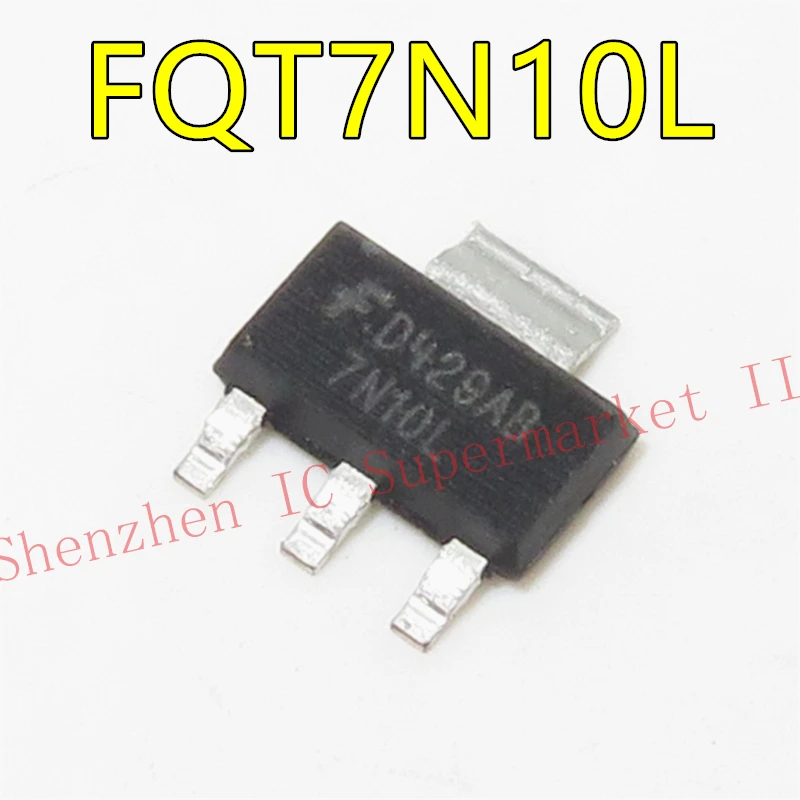 FQT7N10 FQT7N10L SOT223 1.7A 100V N MOS