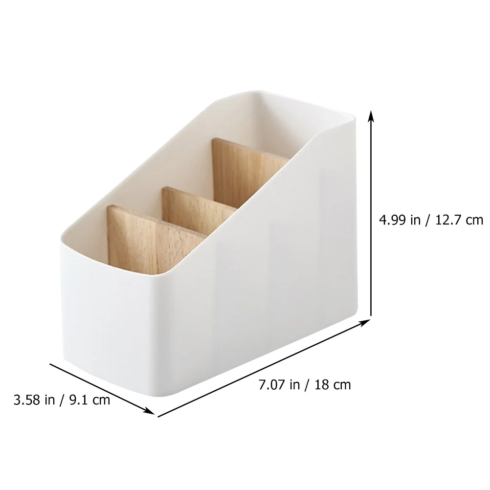 Caja de almacenamiento para mando a distancia, estuche para mando a distancia, organizador de escritorio, soporte para el hogar, teléfono, papelería para el hogar