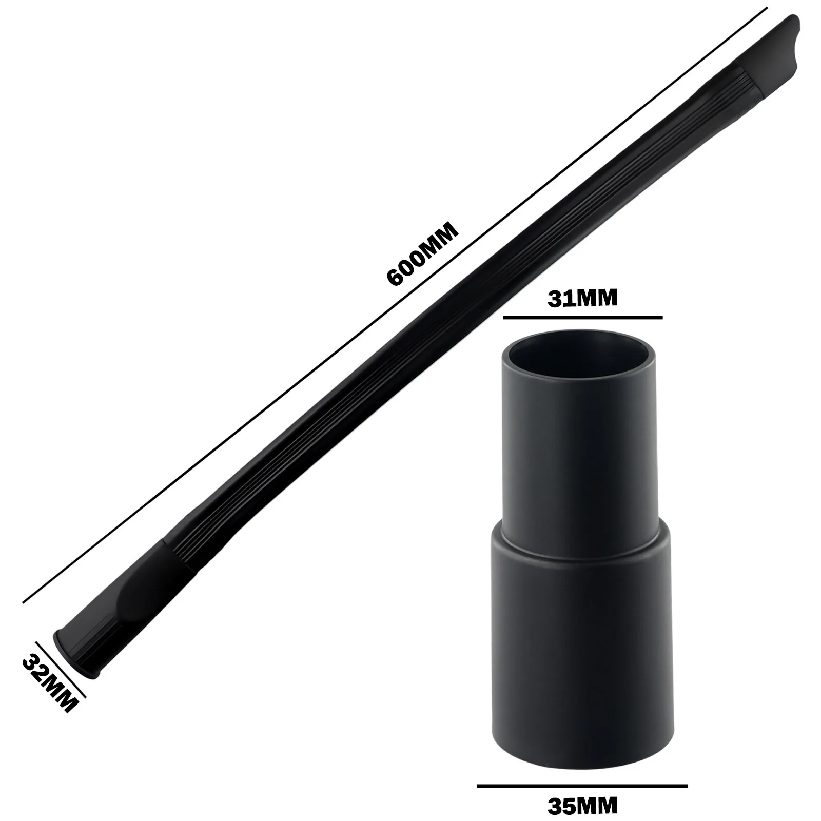 追加の柔軟な掃除機,掃除機用の掃除機アクセサリー,サメの掃除用,35mmアダプター