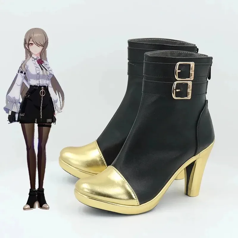 CyGame Honkai Impact 3 Rita Rossweisse Cosplay botas de tacón alto zapatos para Halloween Navidad actuación colección de Fans regalo
