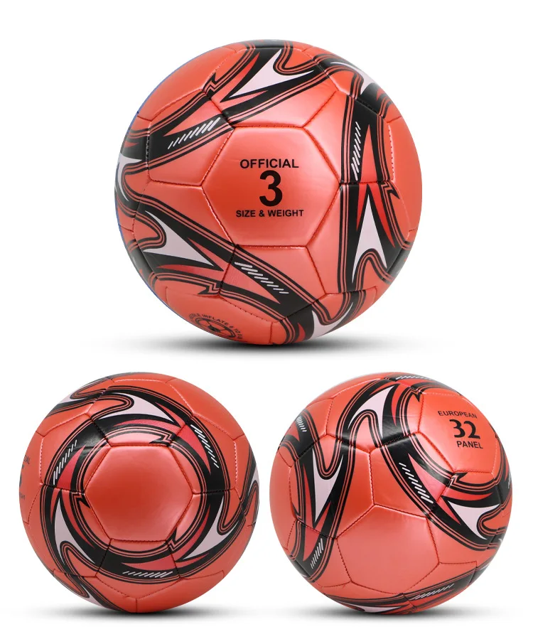Нет. 3, детский футбольный детский сад из искусственной кожи с жемчугом для мужчин и женщин, утолщенная, устойчивая к ударам, эластичность