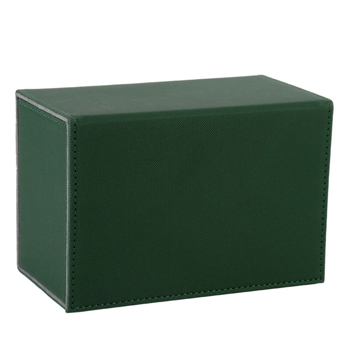 T36C Card Deck Box, Premium Card Box with Flip Dice Tray , Card Deck Case Storage Box for Sports Playing Game Cards Green