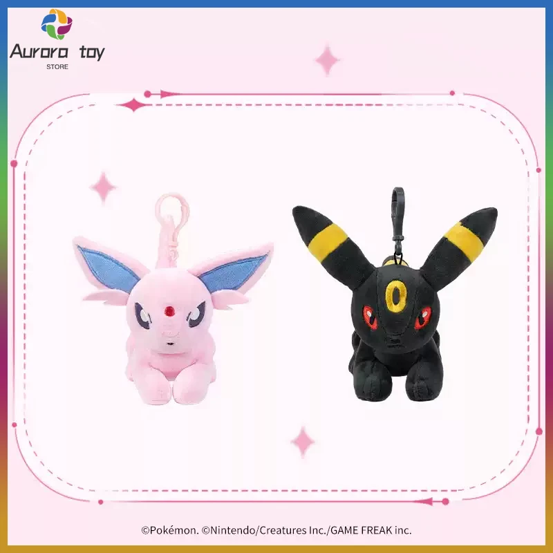 Pikachu Love At First Sight Series Lying Posture Plush Pendant Cute Sylveon Leafeon Doll Cartoon Charm Anime Collectible Gift