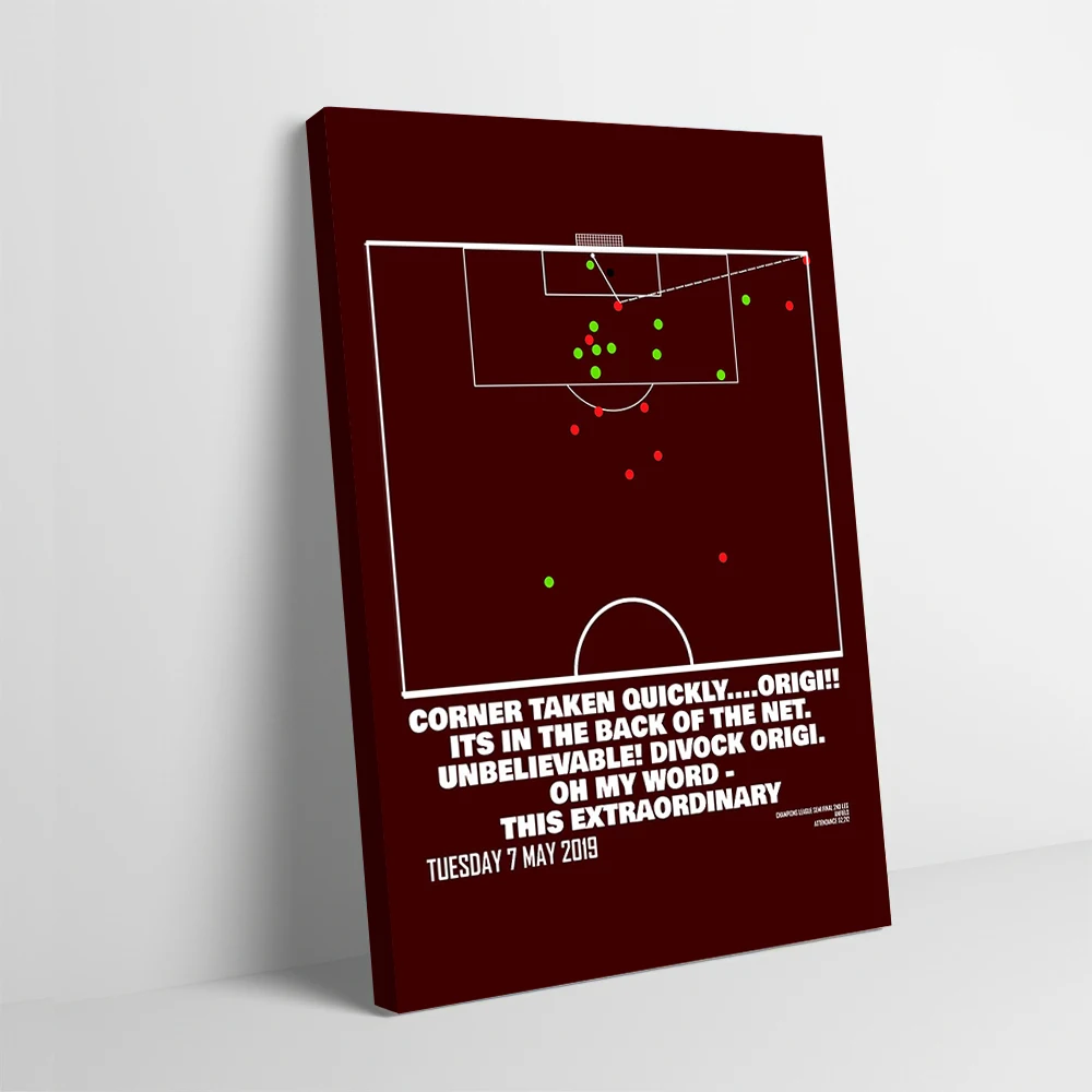 

Football Play Illustration Poster Customizable Printed Canvas Painting Wall Art Gift for Interior Accessories Decor Room Mural