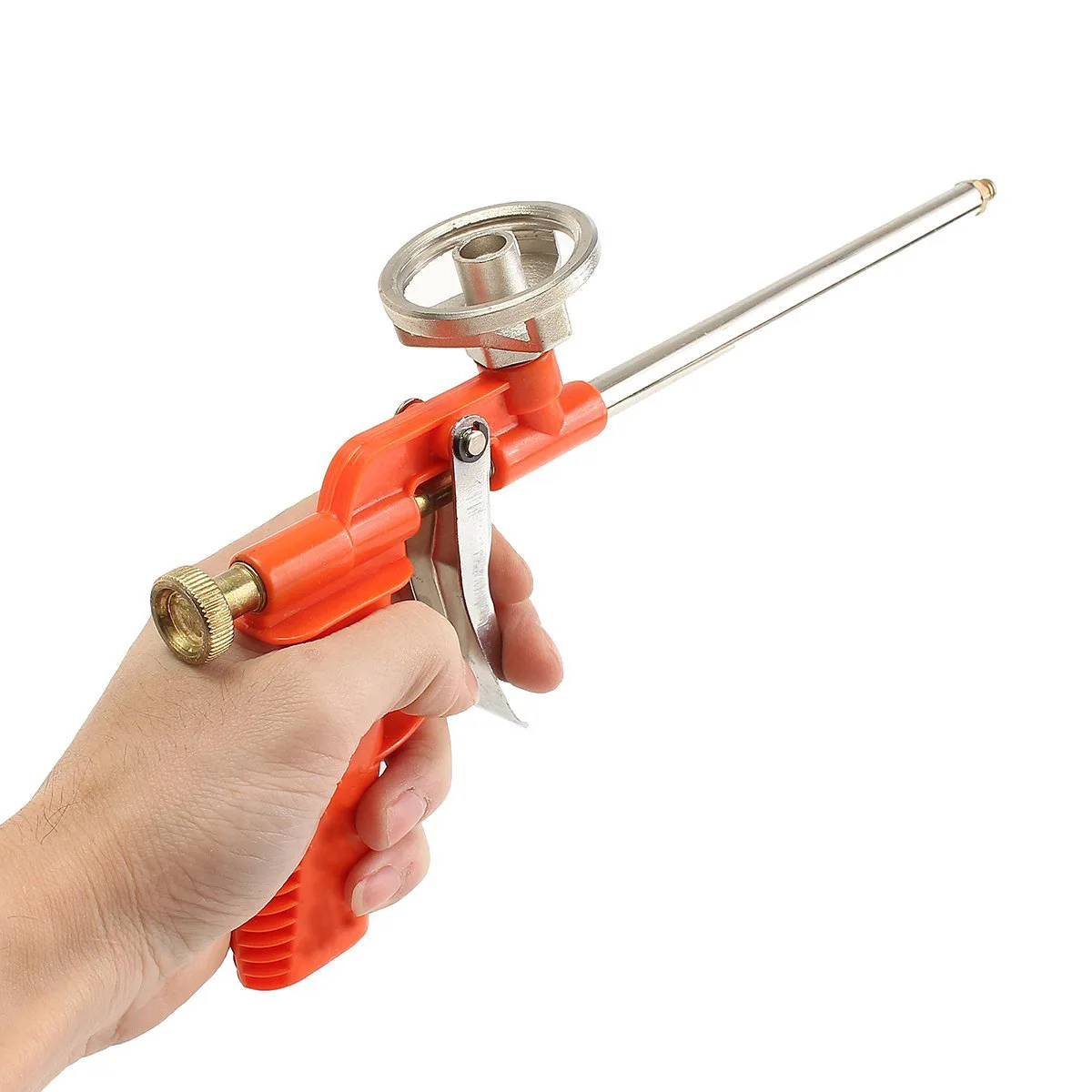 Pistola a spruzzo espandibile in schiuma pistola per colla a getto schiumogeno pistola a spruzzo in poliuretano per metallo strumento per calafataggio sigillante per la ristrutturazione della casa