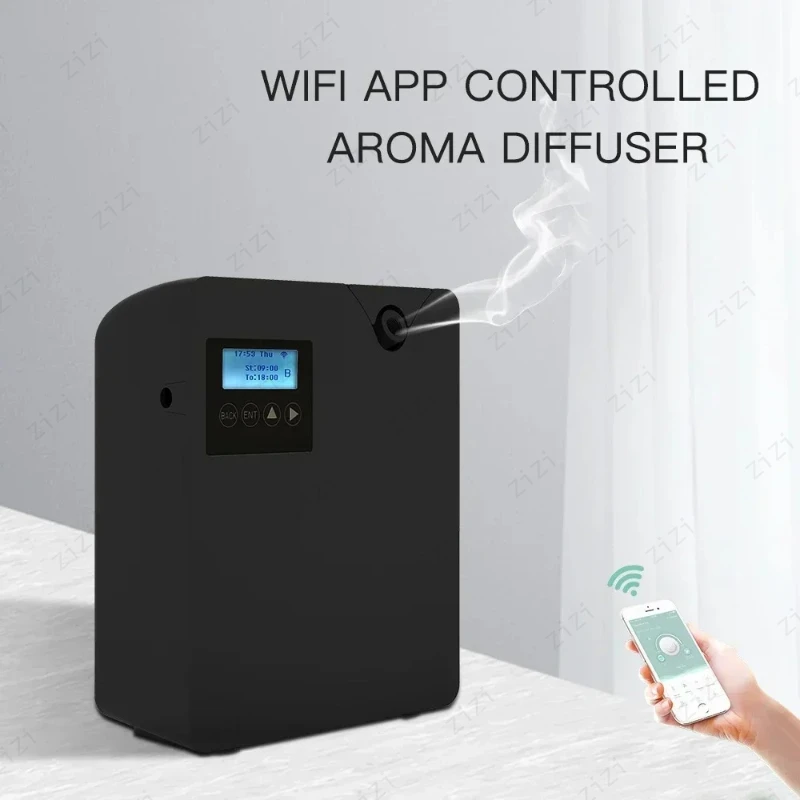 Large Scale Wall Mounted Intelligent APP Bluetooth Essential Oil Diffuser Timed Silent Office Hotel Aromatherapy Machine