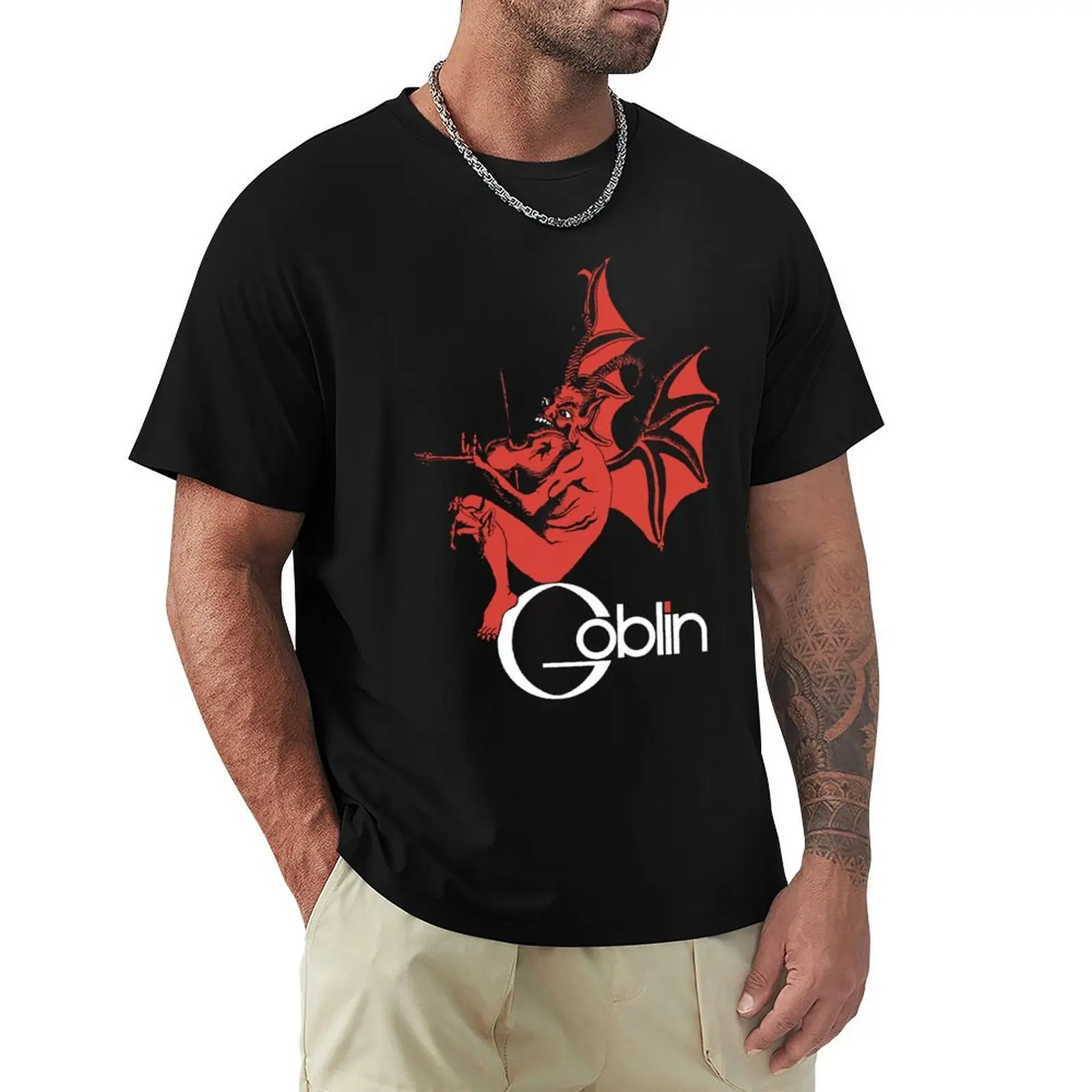 

GOBLIN band, GOBLIN, progresive rock, Dario T-Shirt Aesthetic clothing cheap stuff workout shirts for men