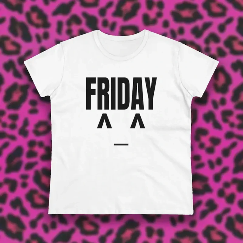 FRIDAY Vintage Stop cute Letter Funny Streetwear Emo Girls Crop Top Harajuku Baby Tee Summer sweetgirls Y2k 90s Party T-Shirt