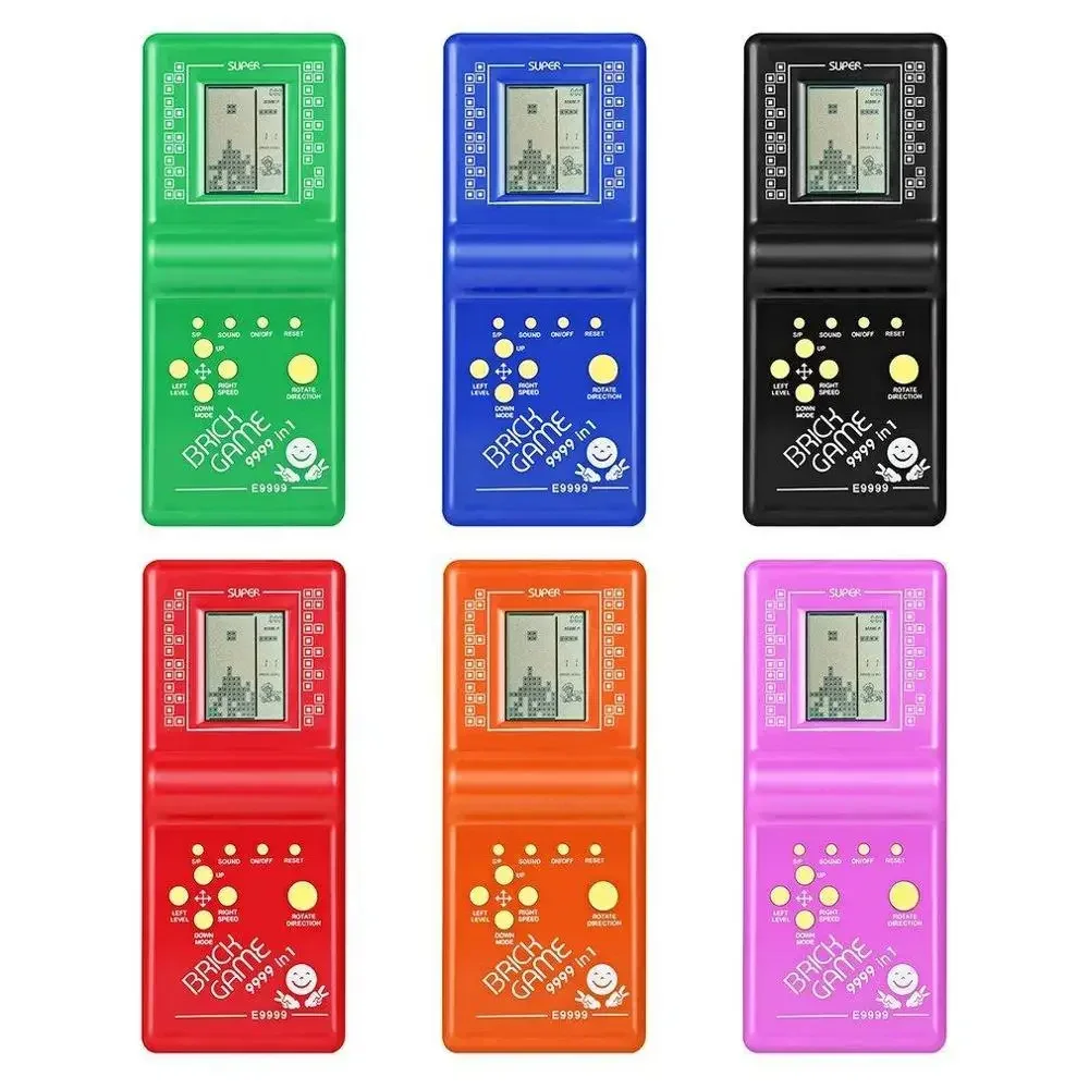 Classic Handheld Game Machine Brick Game Kids Machine Toy With Music PlaybackAlloy Car Models Collectibles Hobbies Toys Gifts