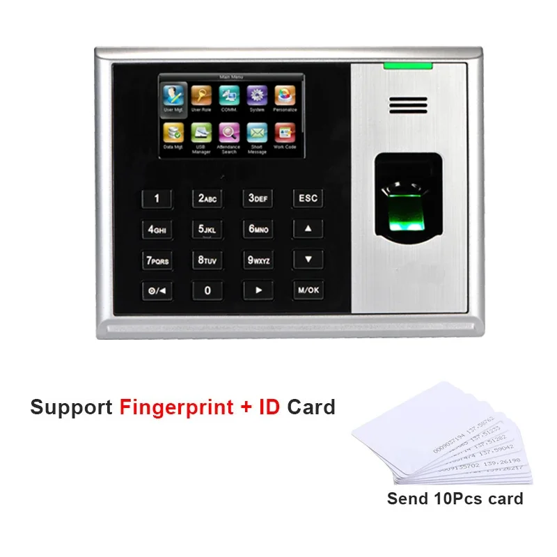 ZKTeco S30 Office Terminal Wifi Fingerprint Attendance Machine Clocking In Machine Biometric Attendance System