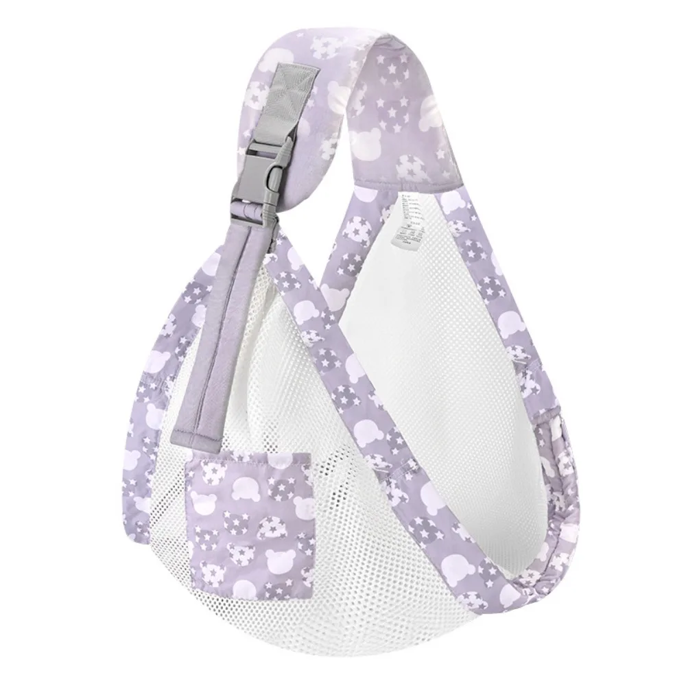 

Cartoon Baby Wrap Carrier Newborn Front Holding Infant Kangaroo Bag Infant Backpacks Horizontal Holding Type Mesh
