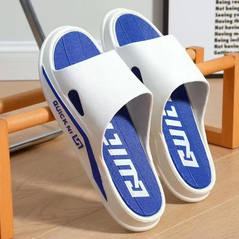 2023 New Men's Slippers Sporty Anti-Slip Thick Bottom Summer Outdoor Wear Casual Sports Student Cool Slippers High-End Feel