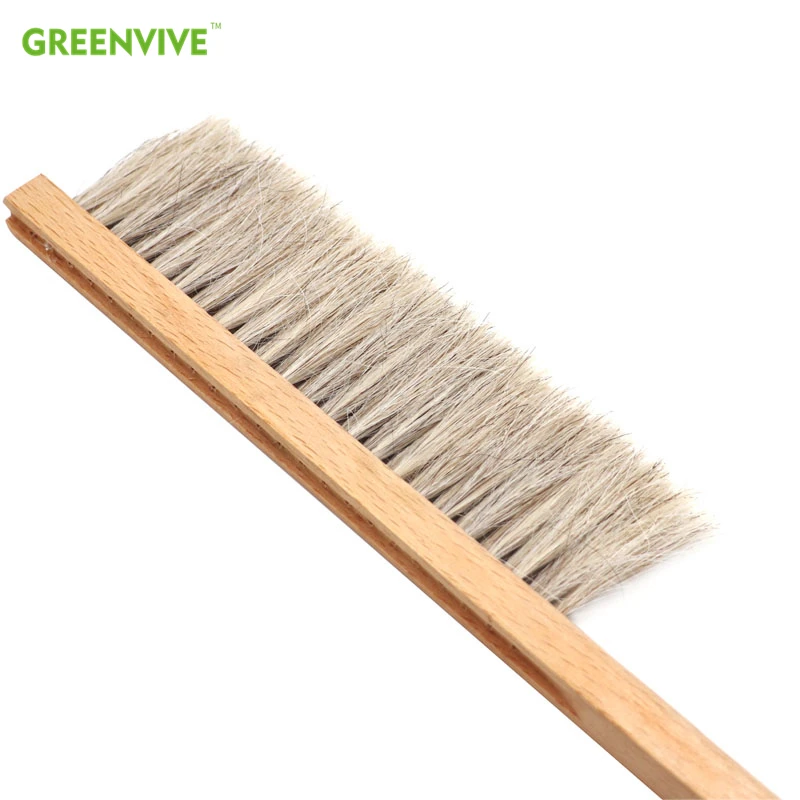 

Beekeeping Tools Wood Bee Sweep Brush Two Rows Horse Hair New Bees Brushes Beehive Equipment for Apiculture Beekeeper Supplies