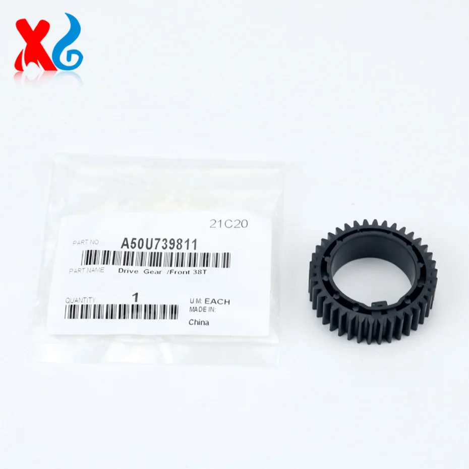 Genuine A50U725001 Upper Drive Gear38T A50U739811 Front Drive Gear 38T For Konica Minolta Bizhub Press C1060 C1070 C2060 C2070