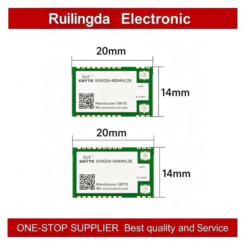 EWM22A-400BWL22S EWM22A-900BWL22S 433/868/915MHz BLE/WiFi/LoRa All-in-one Wireless Module  Flexible Low Power Test Board