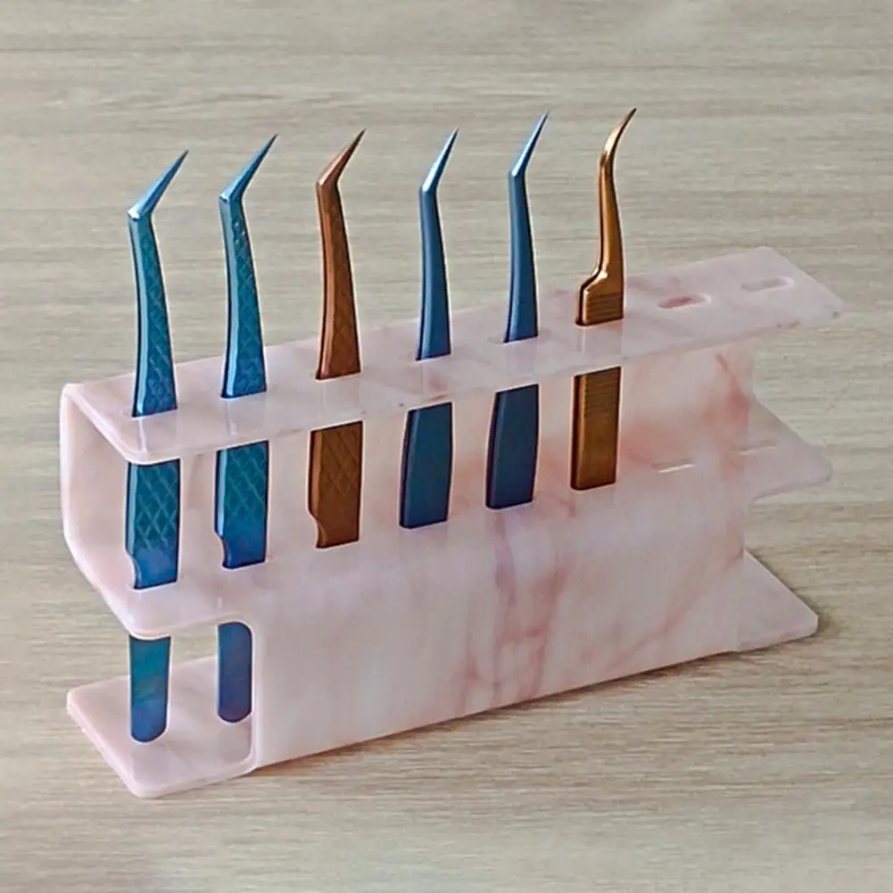 

Eyelashes Storage Rack Useful Can Be Reused Acrylic Large Capacity Eyelashes Extension Tools for Home