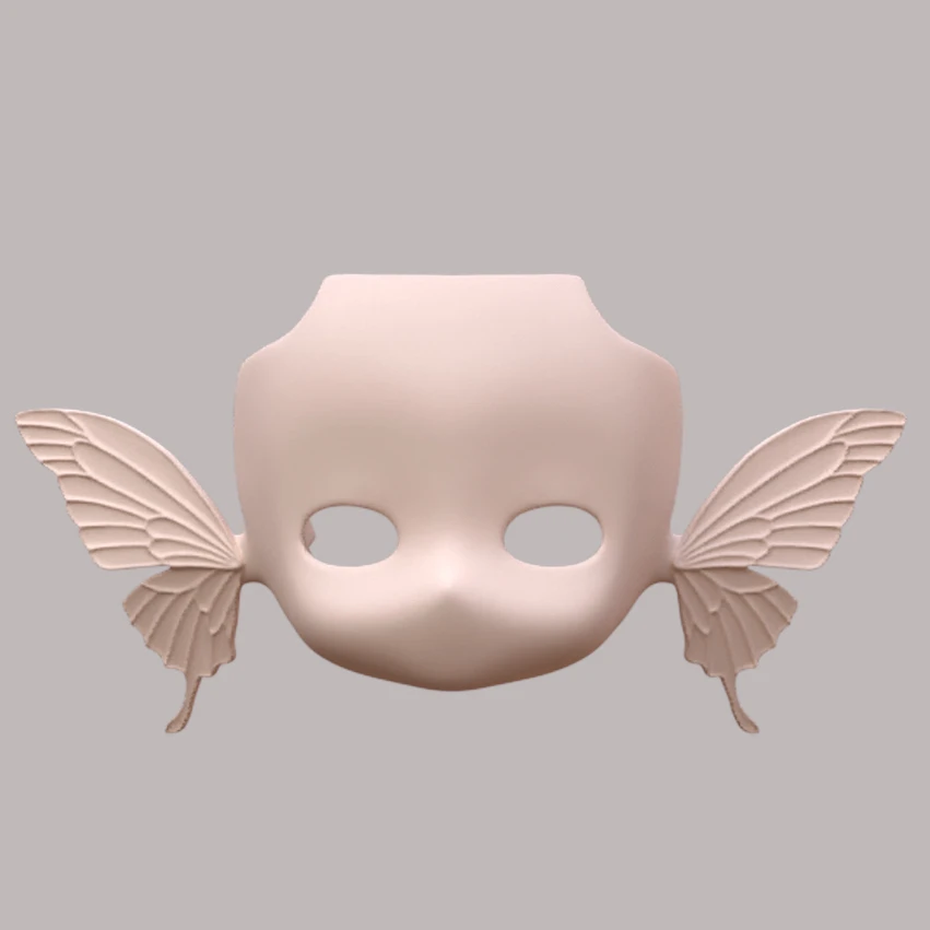 수제 OB11 GSC 페이스플레이트 블랭크 페이스 워터 스티커 페이스 쉘 큰 귀 윙크 BJD 인형 액세서리 게임 애니메이션 장난감 어린이 선물