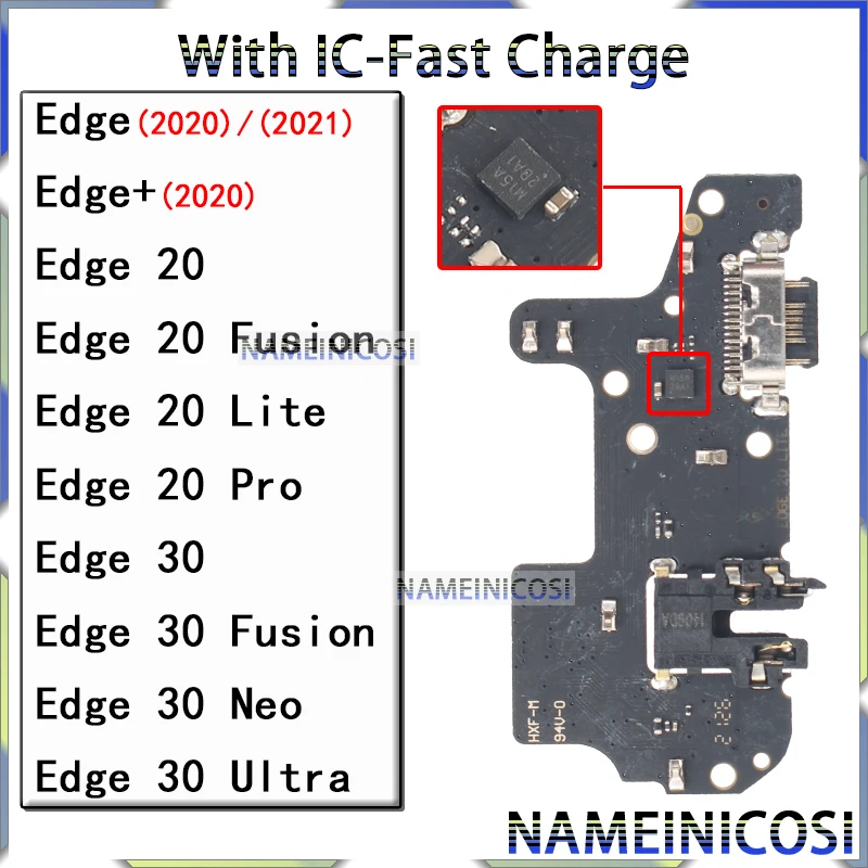 Usb Dock Charger Connector for Motorola Moto Edge + 20 30 Fusion Plus Lite Pro Neo Ultra 2020 2021 Charging Board Flex Ports