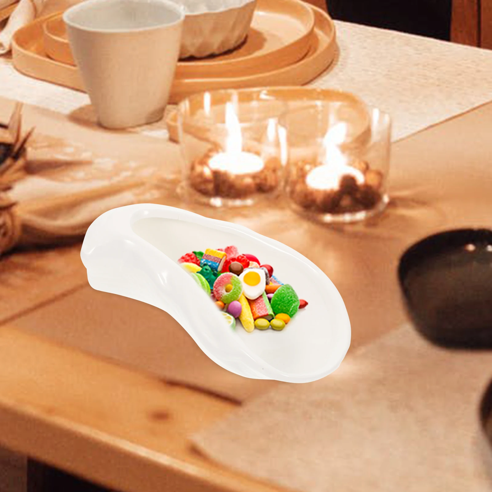 

Ceramic Oyster Shell Dessert Plate Special Style Easy Match Tableware Enhance Decoration Suitable Children's Parties Birthday