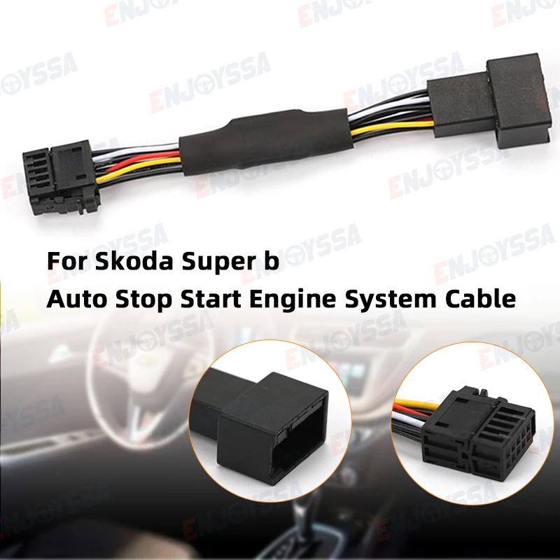 For Skoda Super B Car Automatische Start Stop Motor Systeem Adapter Start Stop Apparaat Sensor Cable Plug Three Mode