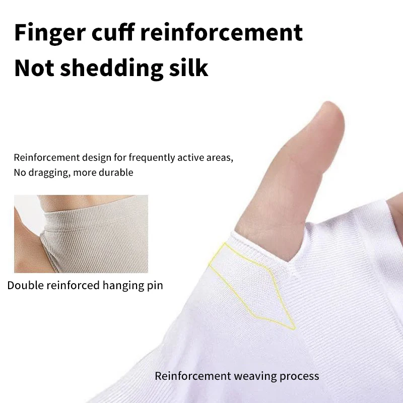 1 Par de Mangas Protectoras de Brazo Unisex para Deportes, Protección Solar UV, Mangas para Correr, Pescar, Ciclismo al Aire Libre