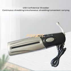 Portable Handheld Mini USB Battery Dual-use Shredder Cutting Tool Suitable for A4 A6 Paper Office Equipment