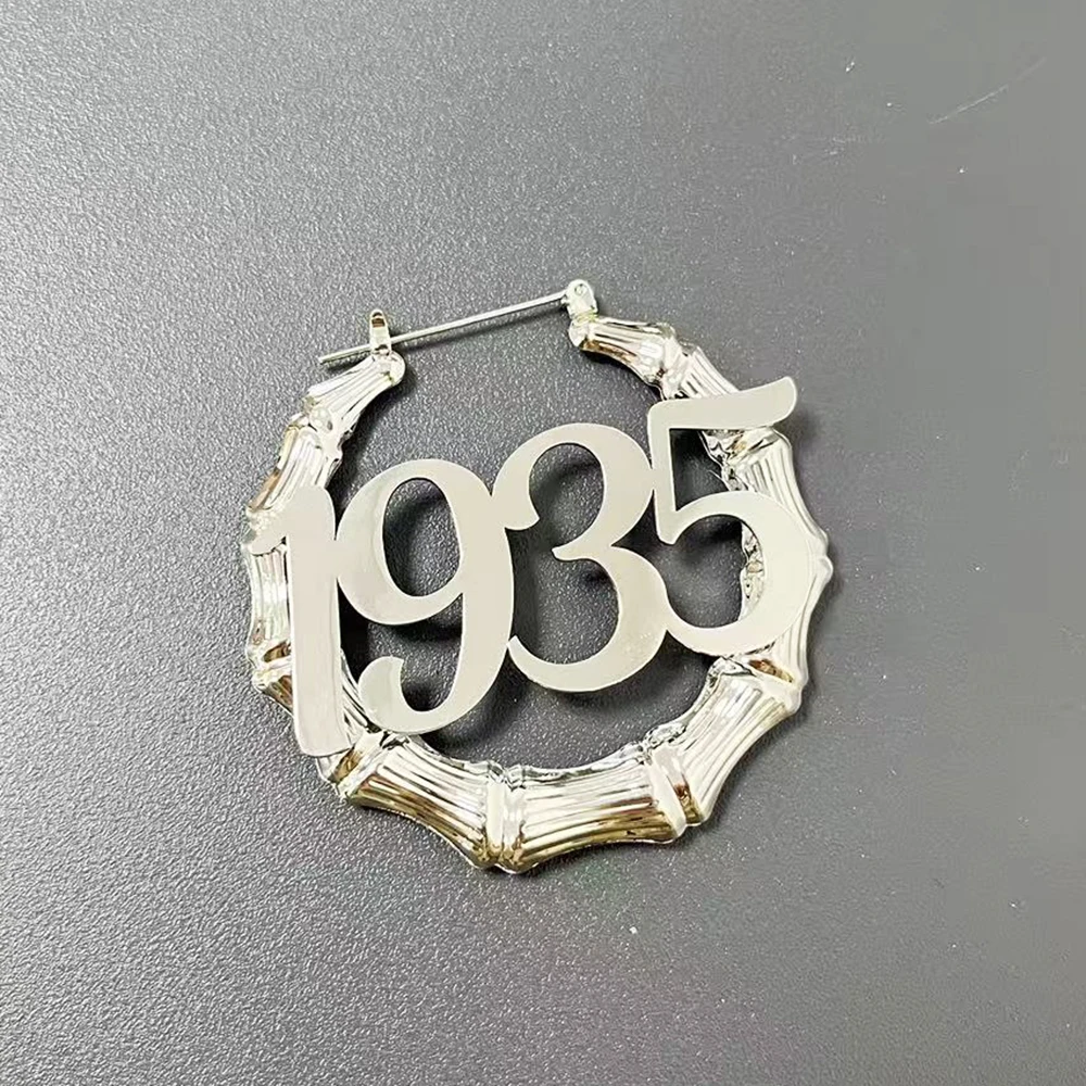 NCNW Sorority Reunion College Graduation Ceremony 1935 Circle Earrings