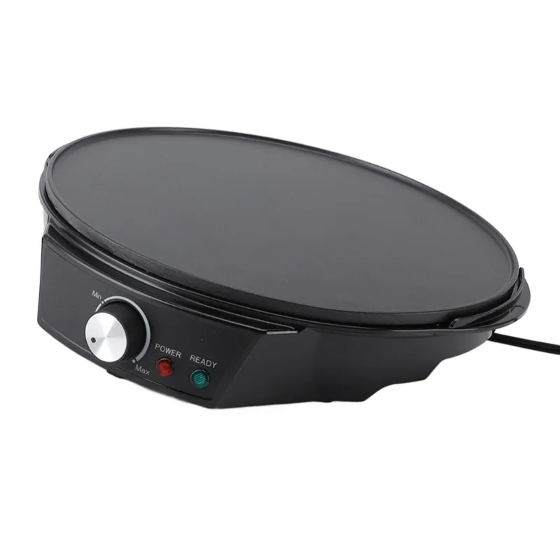 Electric Crepe Maker 12 Inch Nonstick Pancake Griddle With Temperature Control And Spatula Spreader For Eggs Breakfast