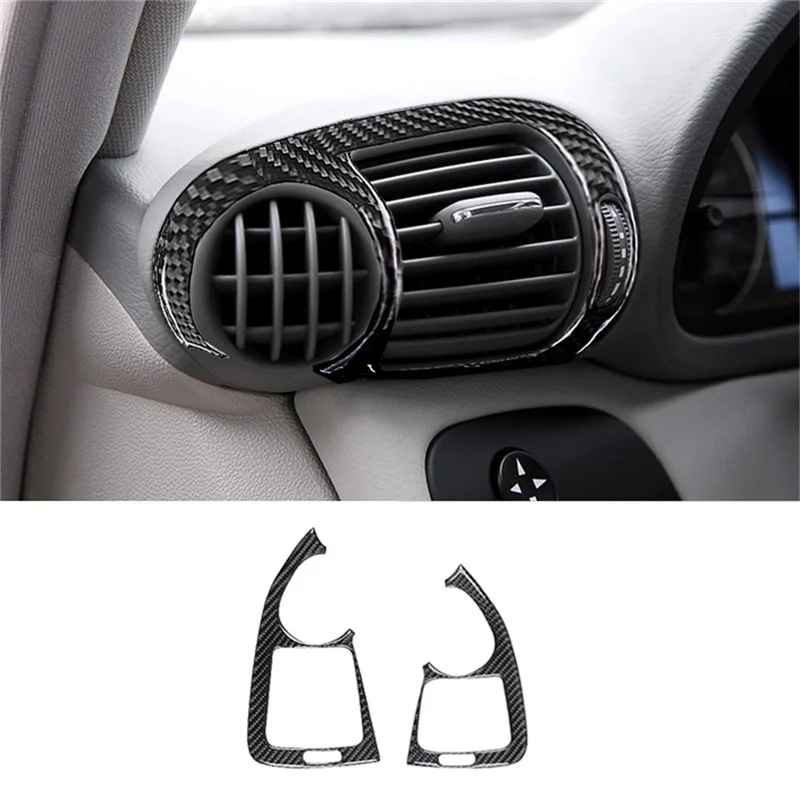 For Mercedes Benz C-CLASS W203 2005-2007 Interior Decoration Carbon Fiber Air Vent Gear Panel Sticker Styling Accessories - Image 4