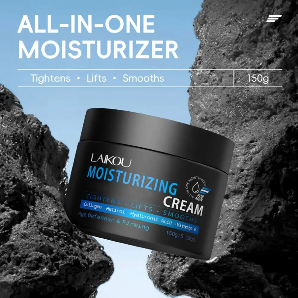 كريم مضاد للزيت 150 جرام كريمات كولاجين للوجه للرجال حمض الهيالورونيك اشراق ترطيب البشرة منعش ترطيب الرعاية R1W7