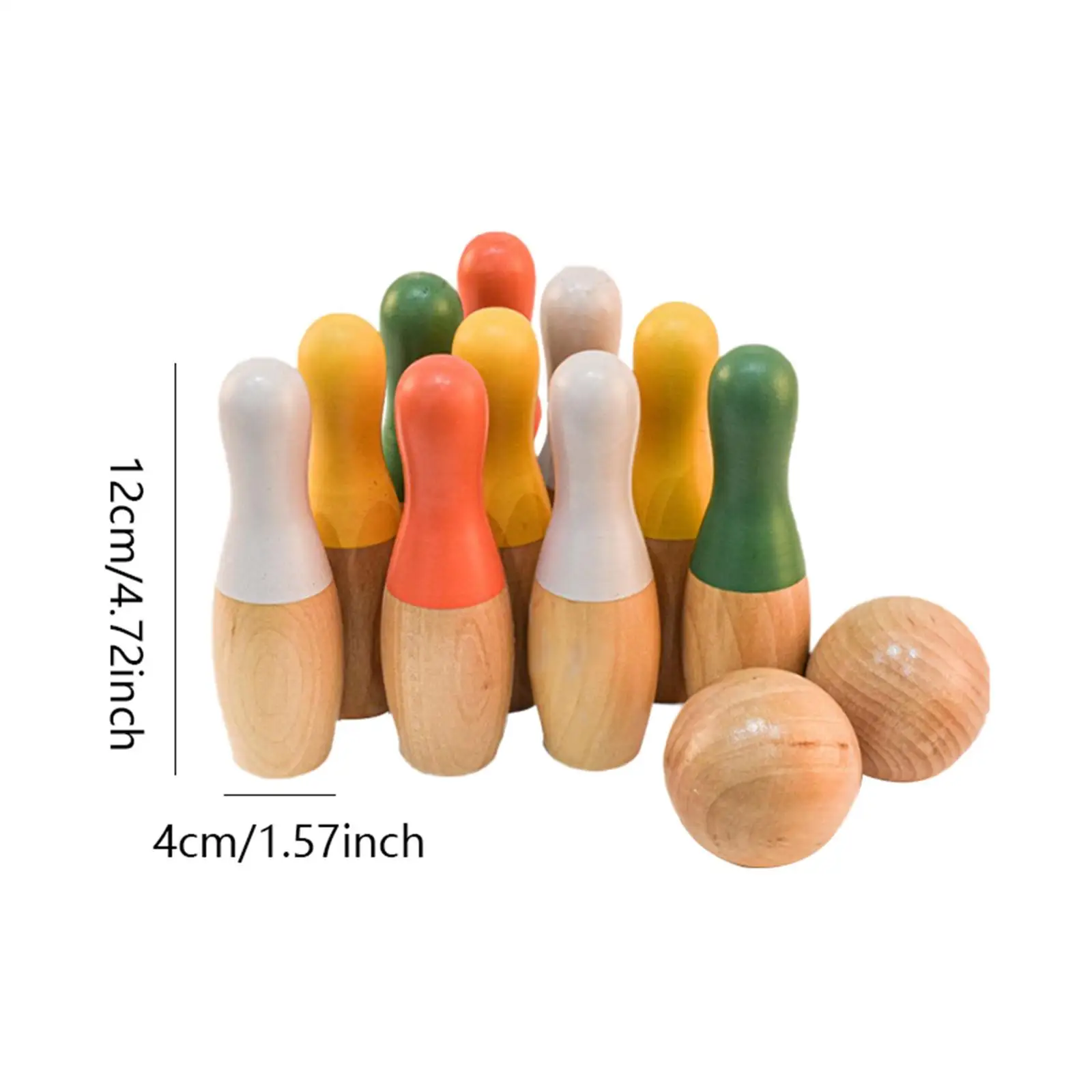 Set di giocattoli da Bowling per bambini, giocattoli sportivi sviluppo della percezione del colore Set da Bowling per bambini Bowling giocattolo sportivo per regali di compleanno