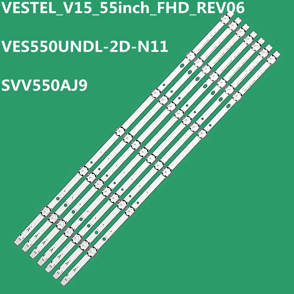

LED Strip 6lamp for VESTEL V15 55Inch FHD SVV550AJ9 VES550UNDS-2D-N11 55L3763DG LED55HD172 D55F289N4CW 55SC7600 LC550DUY SH A1