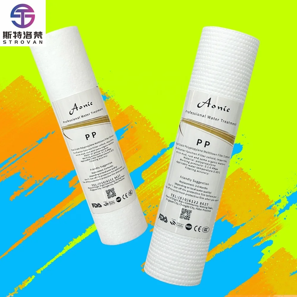 

STLF 10 Inch PP Filter Cartridge Reverse Osmosis Water Filters for Home Outdoor Car RV Garage Use Versatile Drinking Filter