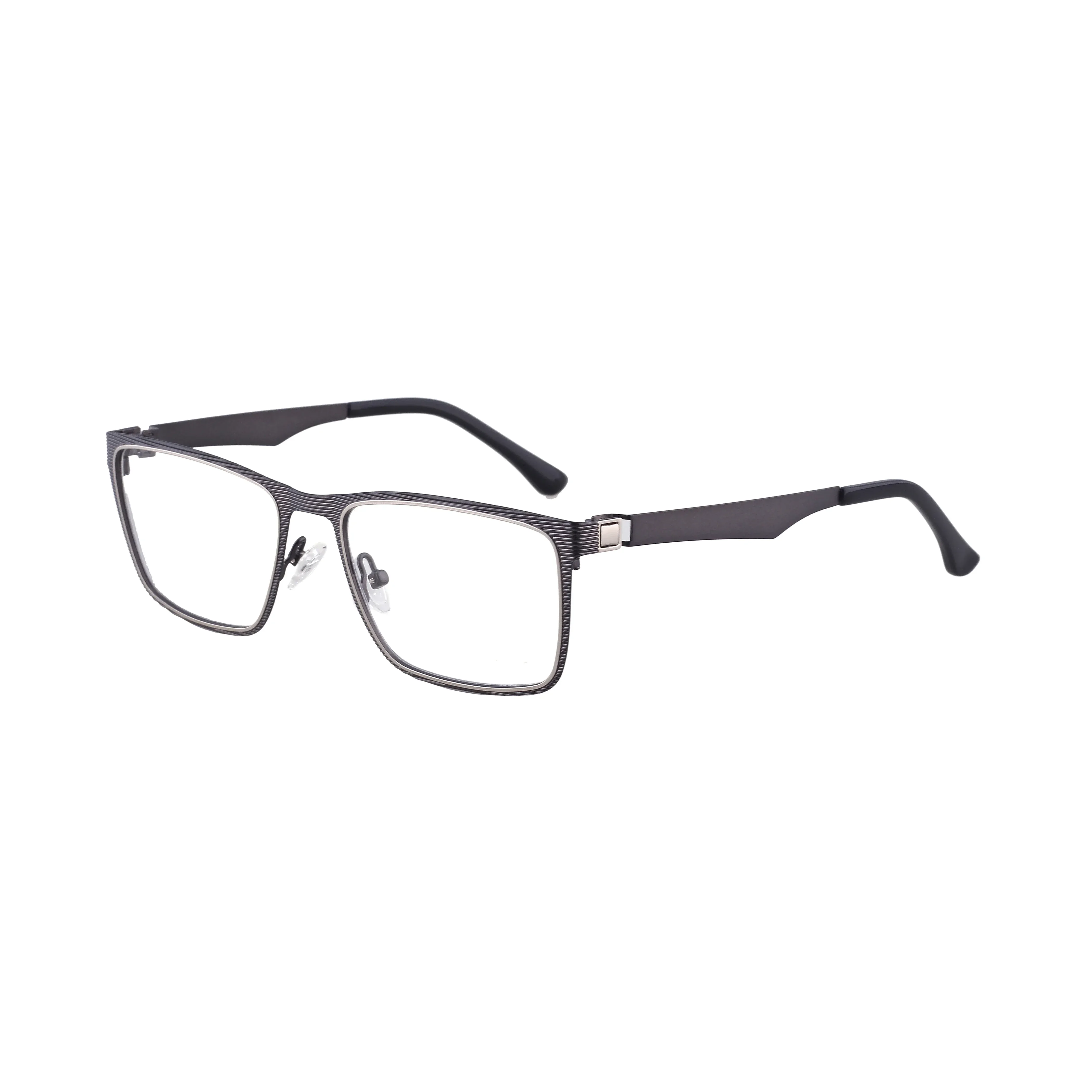 Dropshipping Stylish Design Square Metal Frames Prescription Magnifying Eyewear Optical Glasses