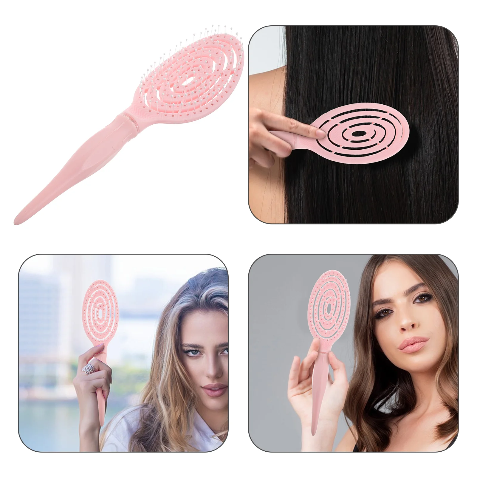 Multifunction Hollow Hair Comb Slippers Truck Accessories Plastic Styling for Fluffy Bangs