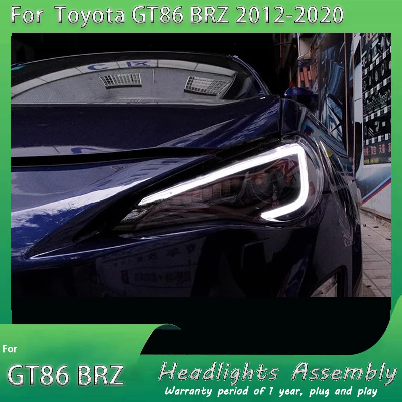 

Фара в сборе для тюнинга автомобиля Toyota GT86 2012-2020, для FT86 BRZ 2013-2020, светодиодная фара, запчасти для тюнинга авто