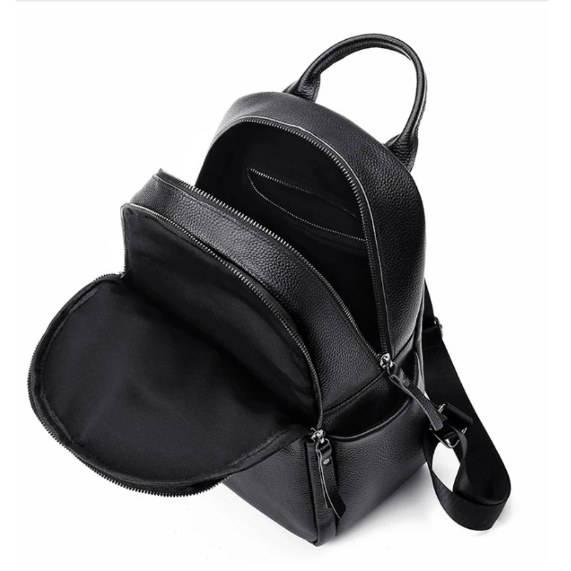 Women Large Capacity Backpack Purses High Quality Leather Female Vintage Bag School Bags Travel Bagpack Ladies Bookbag Rucksack