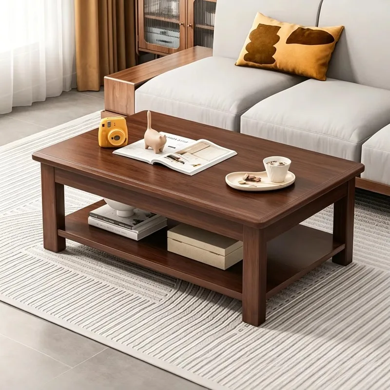 Modern Minimalist Rectangular Coffee Table High Grade Tea Desk for Small Household Living Room