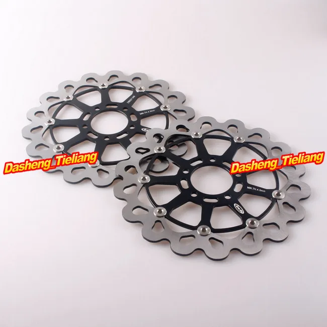 For Suzuki Hayabusa GSX1300R TL1000S TL1000R GSXR600 GSXR750 GSXR1000 K1 K2 GSX1400 Front Brake Disk Rotors Disc Motor Part 2PCS