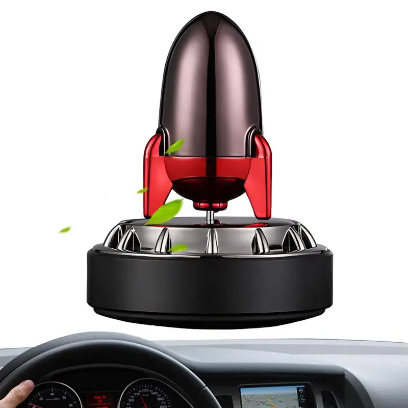 Car Oil Scent Diffuser Solar Car Rocket Aromatherapy Diffuser Air Fresheners Home And Car Interior Decoration Accessories