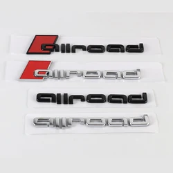 3D ABS Car Trunk Badge Allroad Emblem Logo Decoration Stickers For Audi A1 A3 8P A4 B5 B6 B7 B8 A5 A6 C5 C7 A7 A8 Q3 Q5 Q7 TT 8V