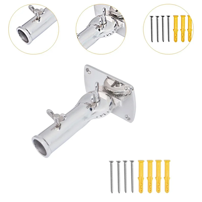 Staffa pratica asta portabandiera ad alta resistenza 25 mm per SUV ATV yacht navi casa auto