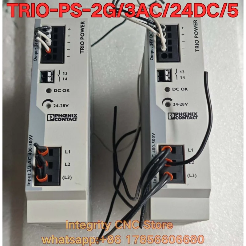 

Second-hand TRIO-PS-2G/3AC/24DC/5 power module function test is normal
